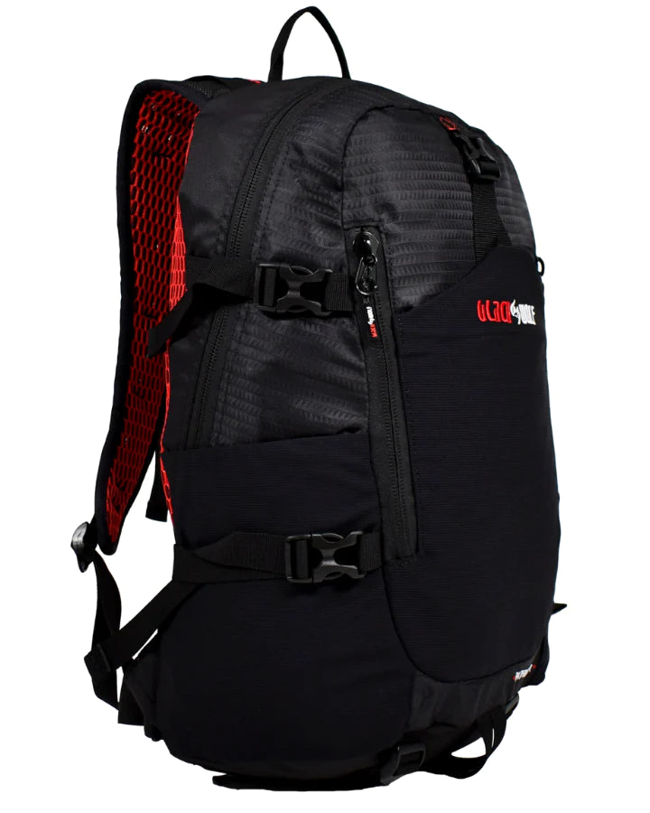 Black Wolf Pathfinder 33L Backpack Jet Black True Red Bags To Go
