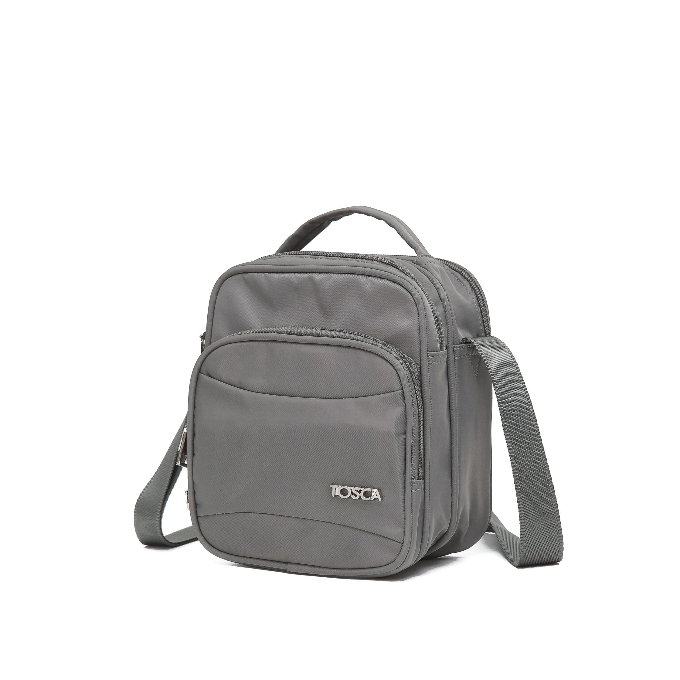 Tosca - TCA955 Small Anti Theft shoulder bag - Khaki-1