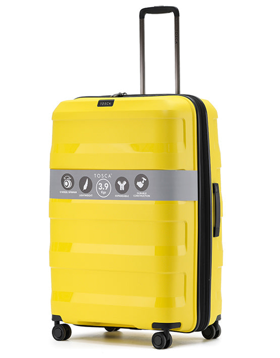 Tosca - Comet TCA200 29in Large Spinner suitcase - Yellow-1