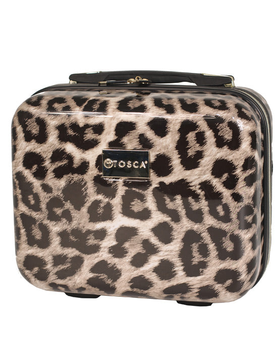 Tosca - Hard Beauty cosmetic case - Leopard-1