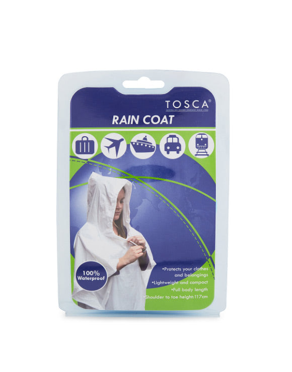 Tosca - TCA019 Rain Coat - Blue-1