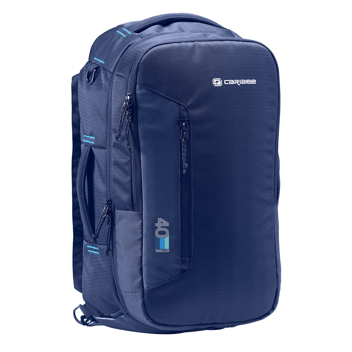 Caribee- 69061 Traveller 40lt Duffle-Backpack travel bag - Navy-1