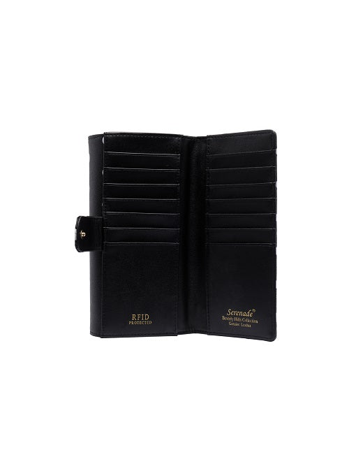 Serenade - WSN1101 Sophie RFID Protected Large Leather Wallet-8