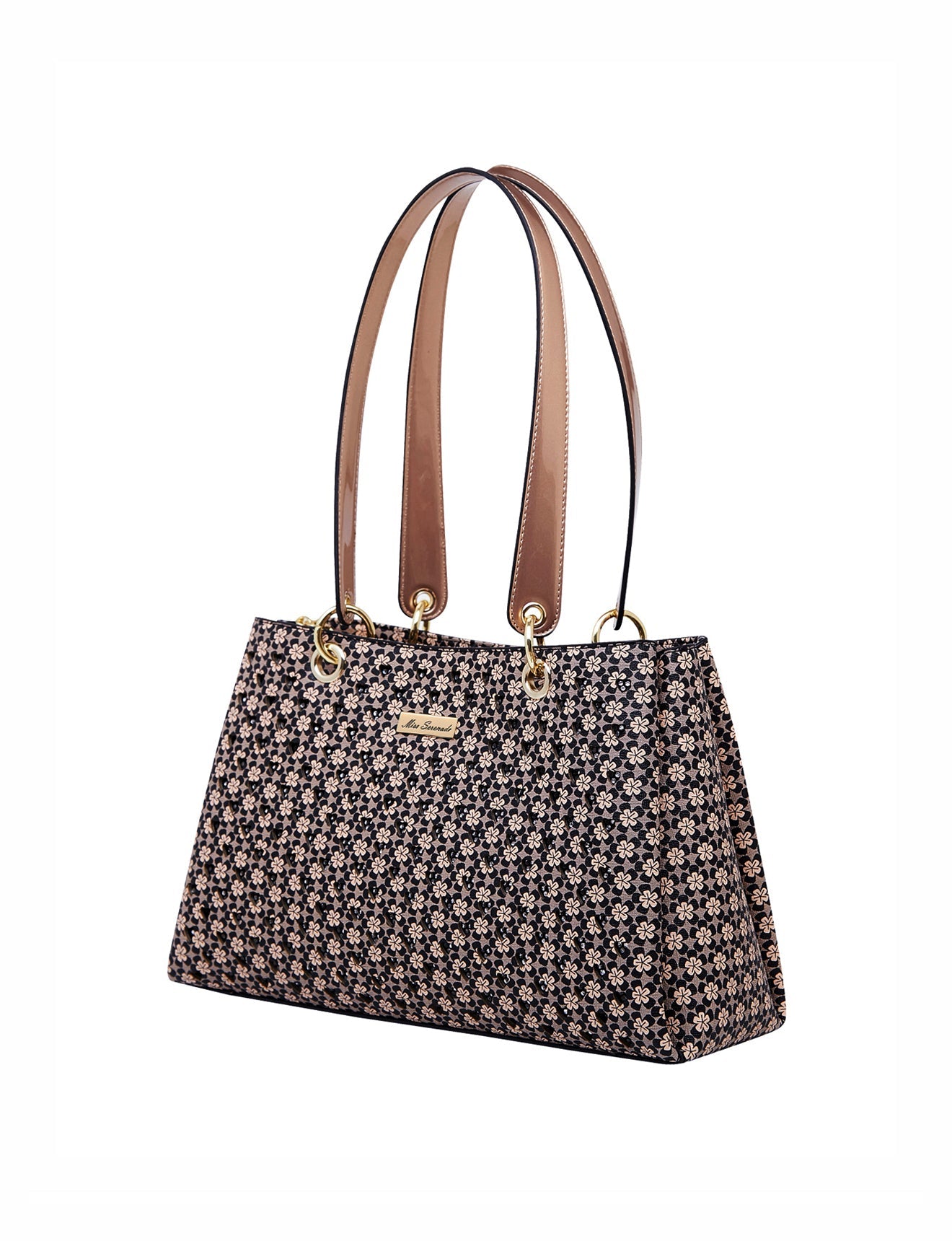 Miss Serenade - Dakota XB-2970 Fashion Handbag - Black - 0