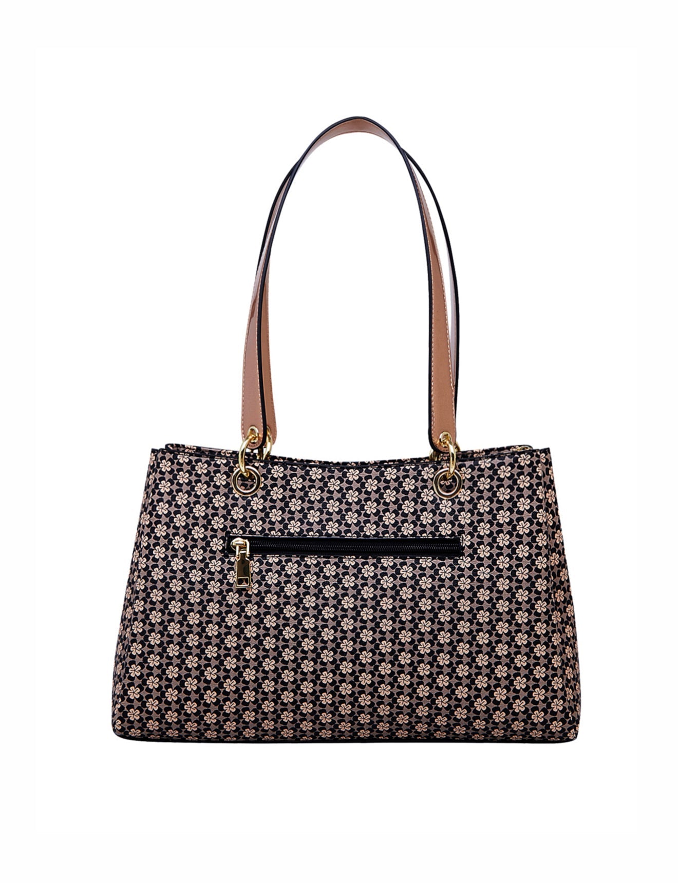 Miss Serenade - Dakota XB-2970 Fashion Handbag - Black-3