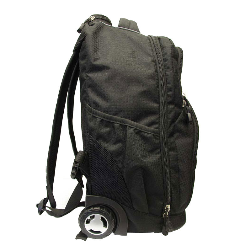 High Sierra - Freewheel 17inch Laptop Wheeled Carry-On Backpack - Black-5