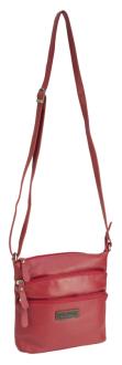 Franco Bonini - LB172 Leather Shoulder Bag - Red