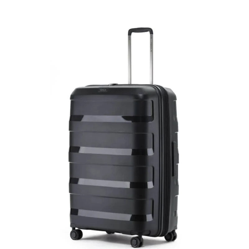 Tosca - COMET SET of 3 suitcases (29in-25in-20in) - Black - 0