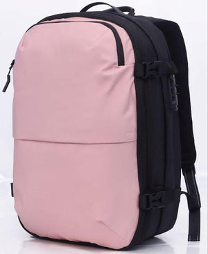 Travelite - Vacuum Compression Travel Backpack 17.3in with Pump - Pink