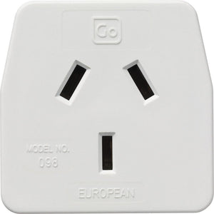 Go Travel Accessories - European Adaptor