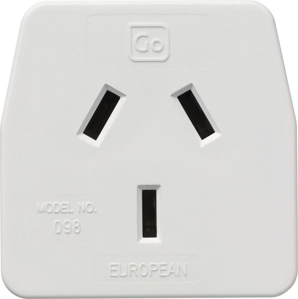 Go Travel Accessories - European Adaptor