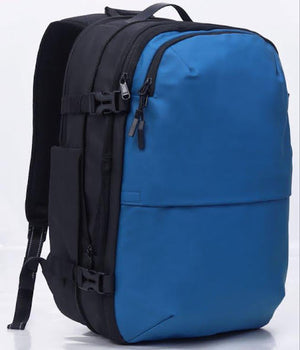 Travelite - Vacuum Compression Travel Backpack 17.3in with Pump - Blue