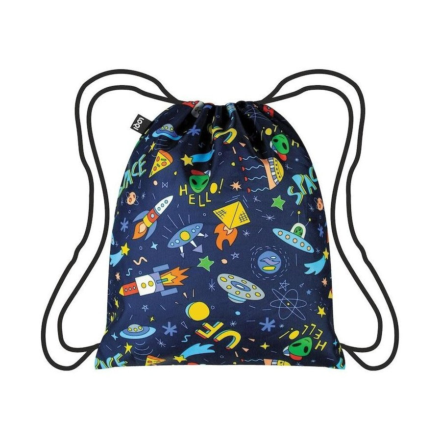 LOQI - Space UFO mini Drawstring backpack - Space UFO