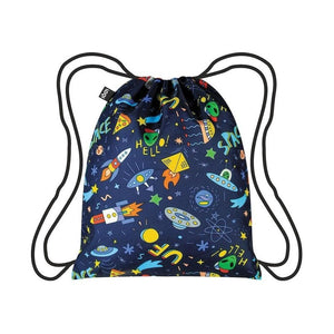 Loqi - Space Ufo Mini Drawstring Backpack - Space Ufo