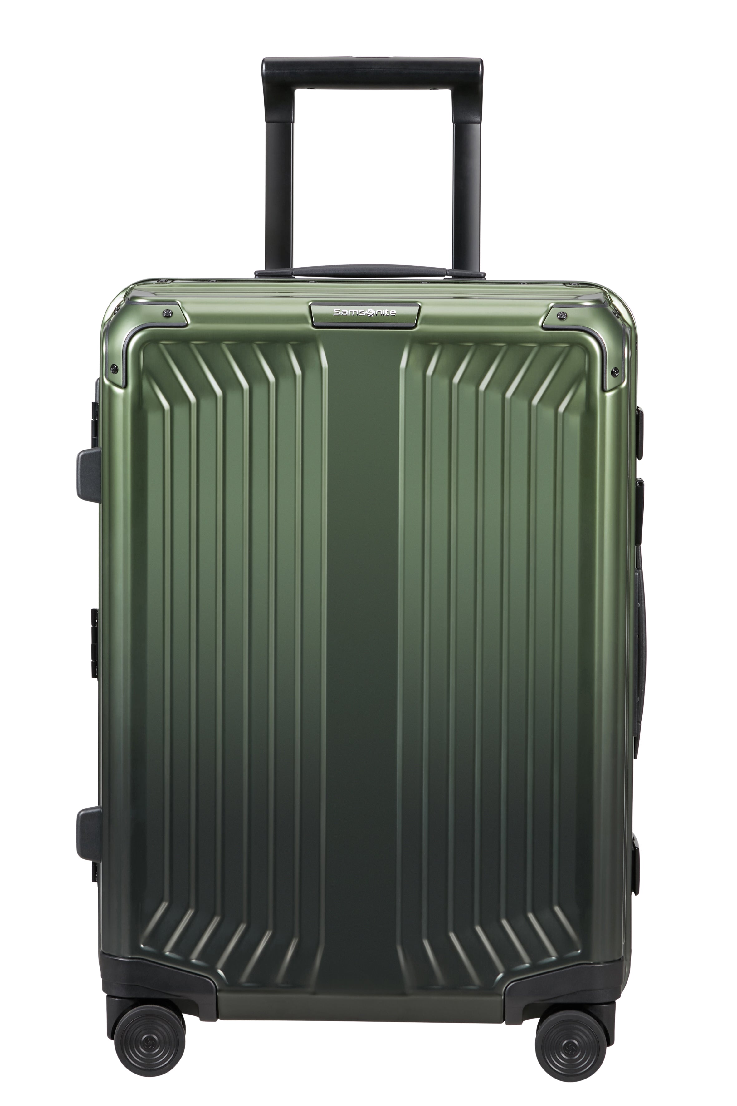 Samsonite - Lite Box ALU 55cm Small 4 Wheel Hard Suitcase - Gradient Green