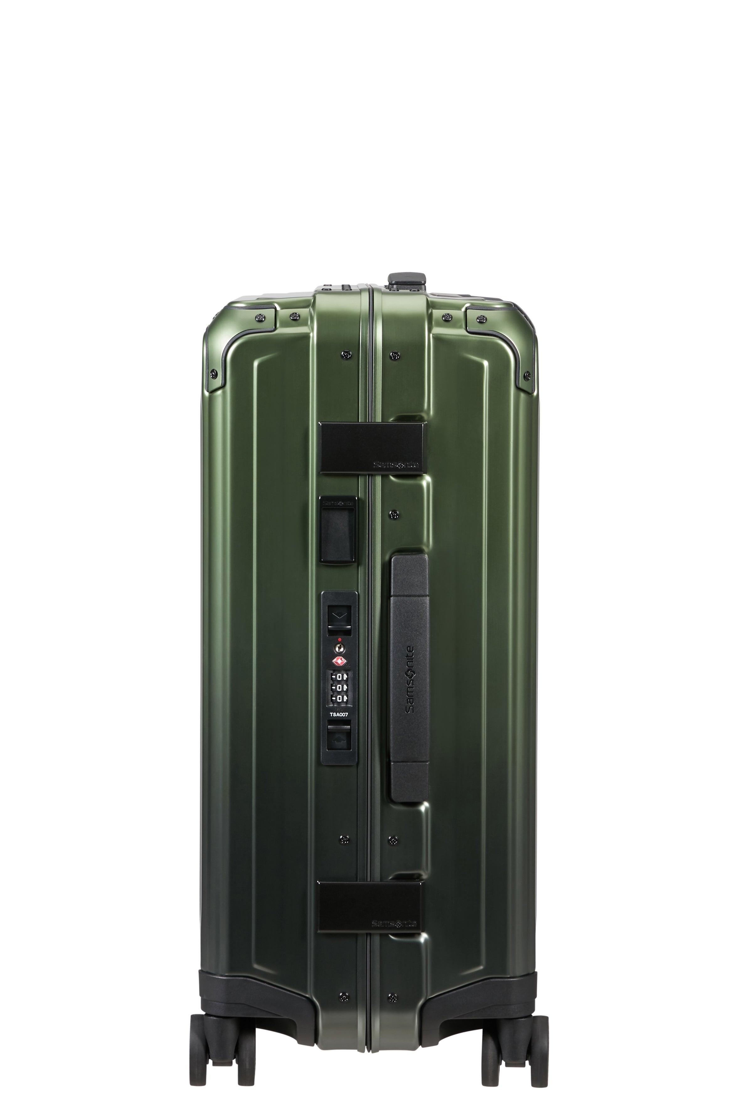 Samsonite - Lite Box ALU 55cm Small 4 Wheel Hard Suitcase - Gradient Green