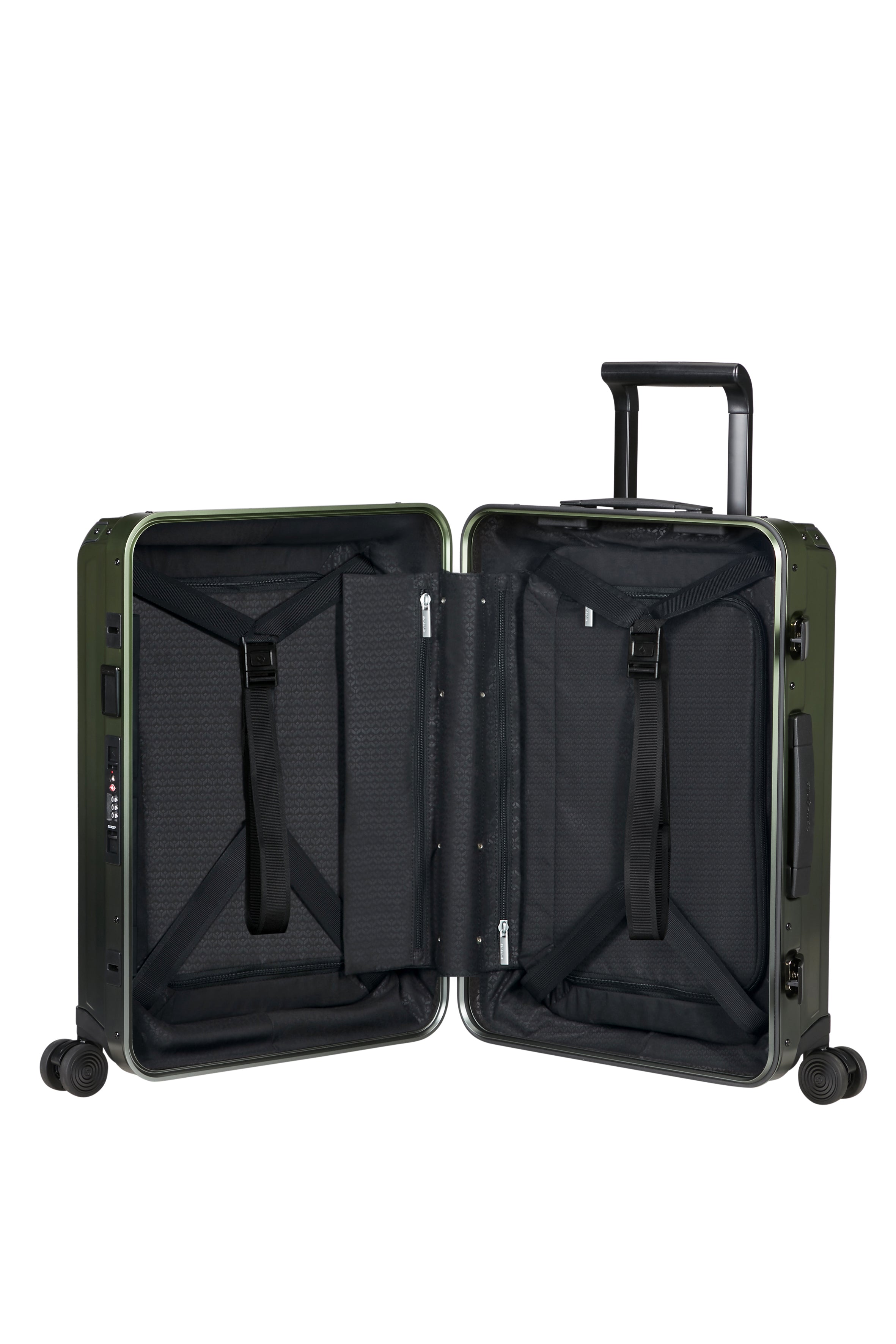 Samsonite - Lite Box ALU 55cm Small 4 Wheel Hard Suitcase - Gradient Green - 0