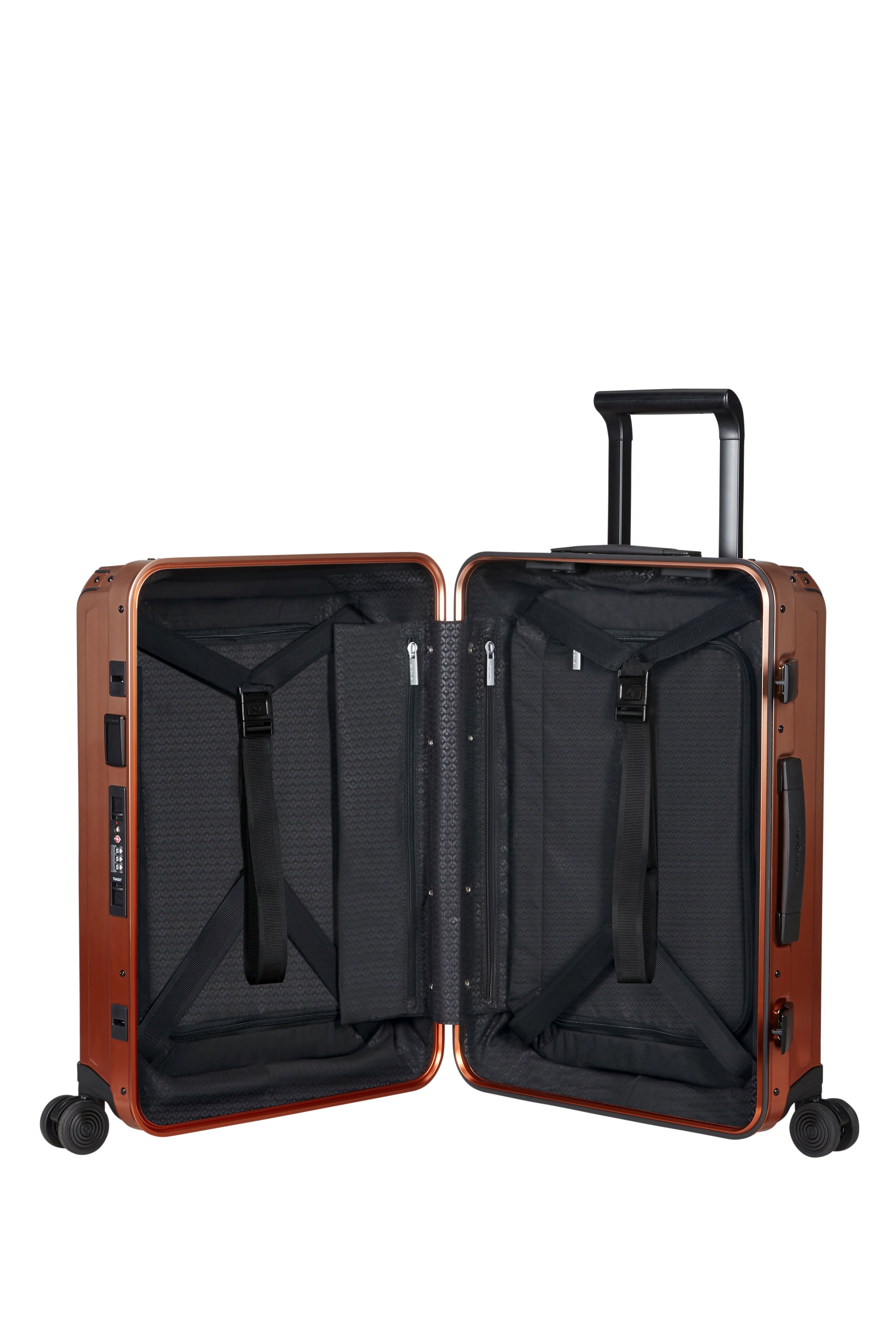 Samsonite - Lite Box ALU 55cm Small 4 Wheel Hard Suitcase - Gradient Copper-11