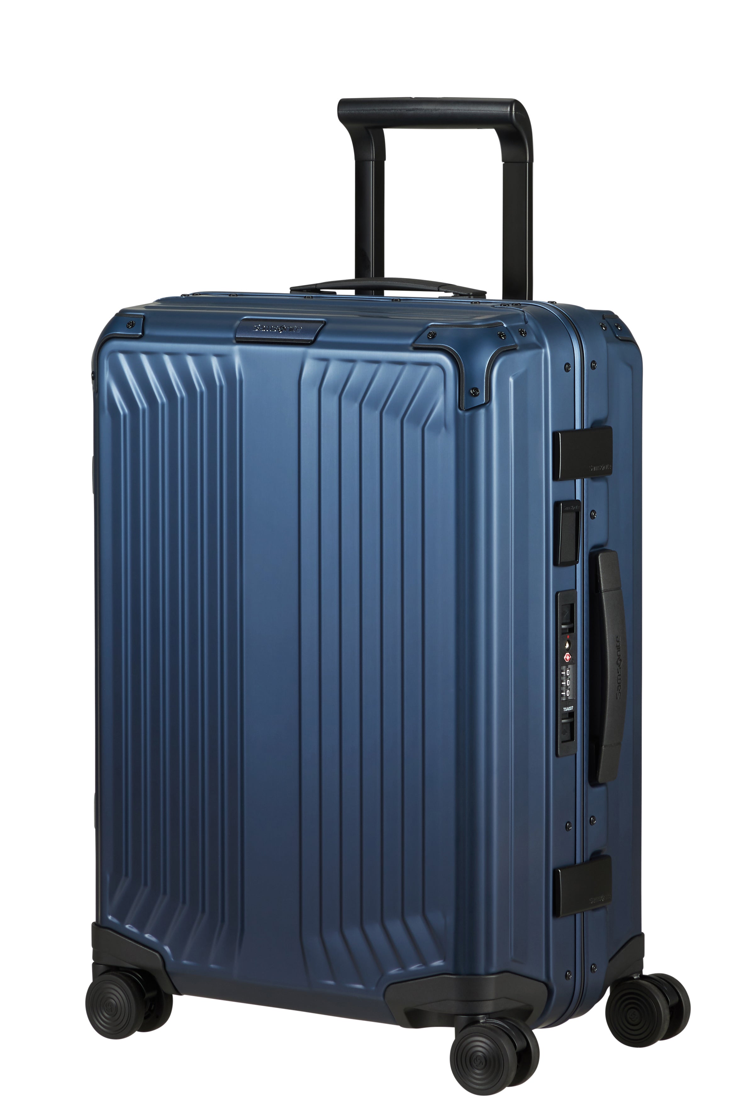Samsonite - Lite Box ALU 55cm Small 4 Wheel Hard Suitcase - Gradient Midnight-1
