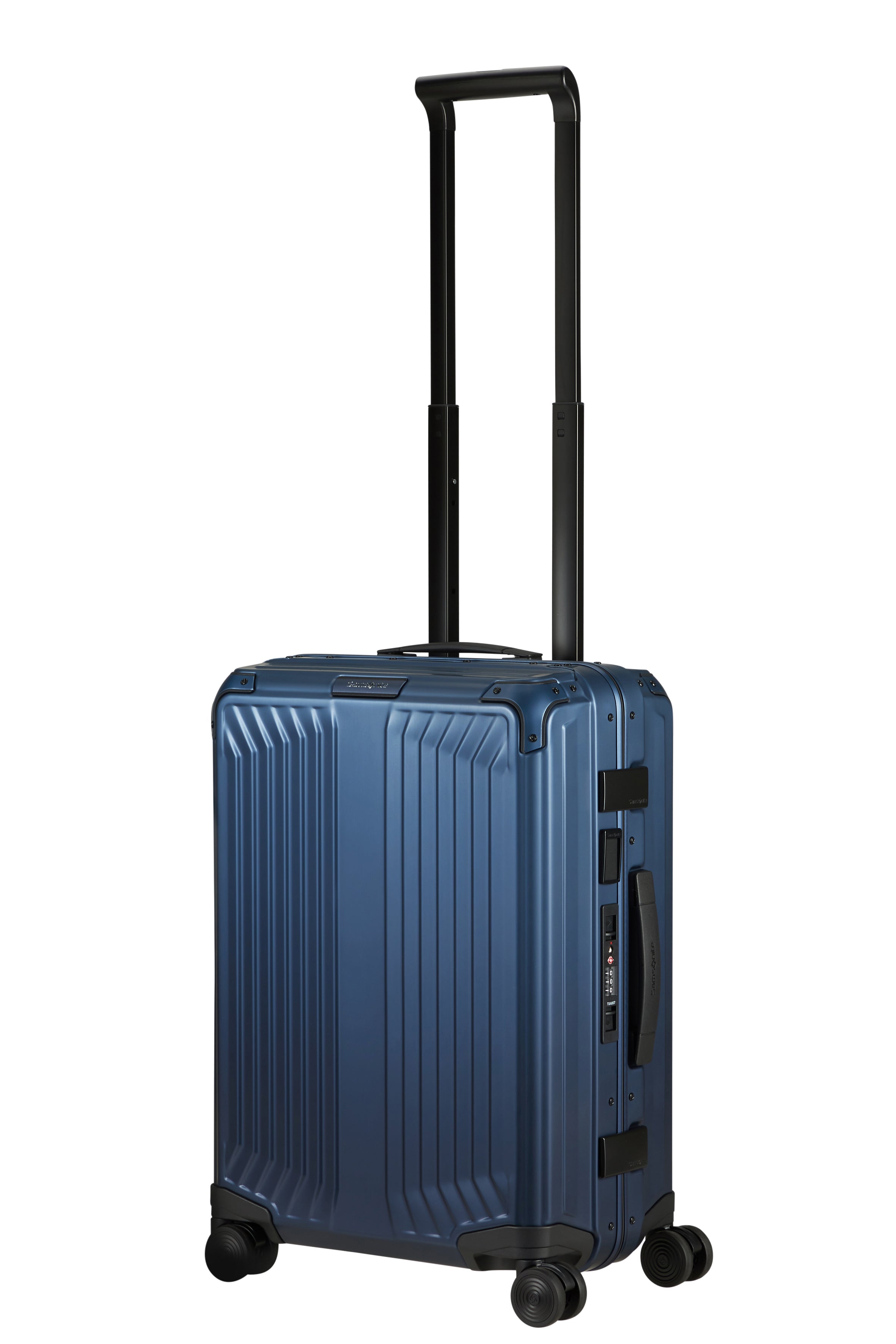 Samsonite - Lite Box ALU 55cm Small 4 Wheel Hard Suitcase - Gradient Midnight - 0