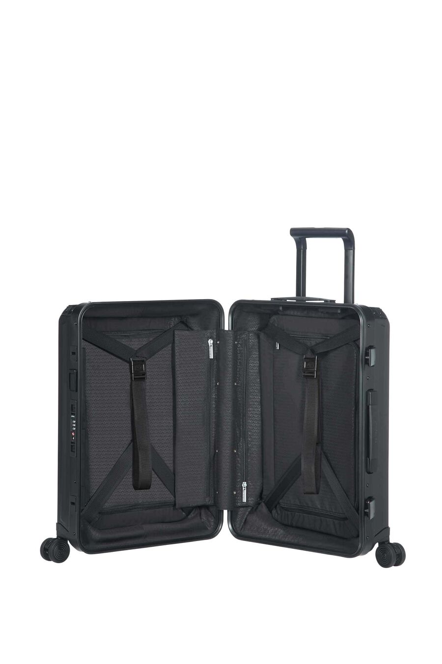 Samsonite - Lite Box ALU 55cm Small 4 Wheel Hard Suitcase - Black
