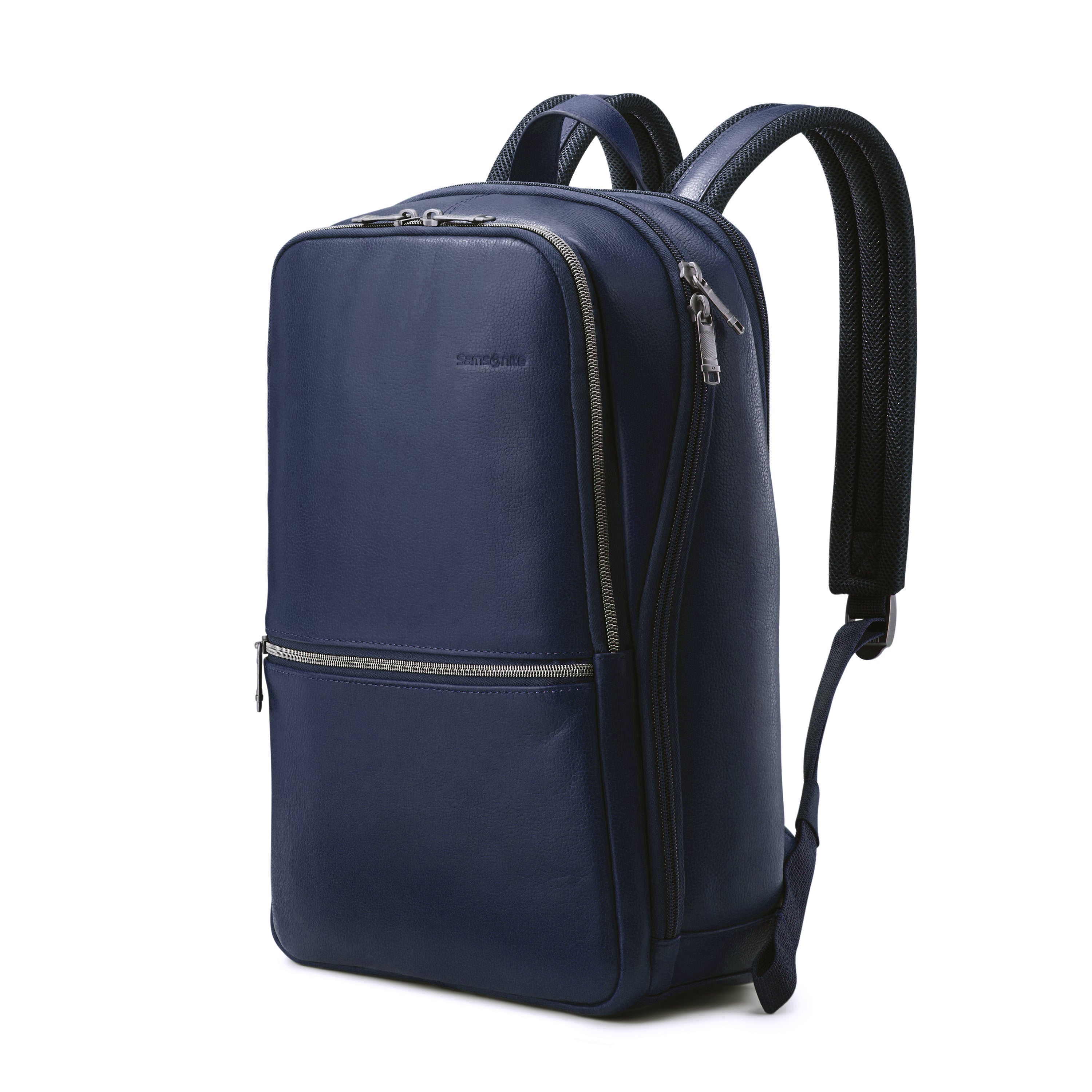 Samsonite Classic Leather 126036 Slim Backpack - Navy-1