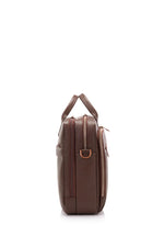 Samsonite - Classic Leather 15.6in Topload brifecase - Chocolate