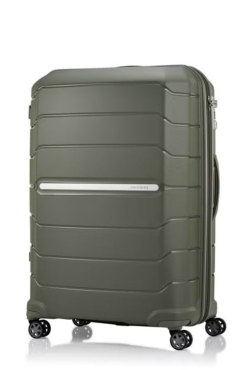 Samsonite - Oc2lite 81cm Large 4 Wheel Hard Suitcase - Olive Green