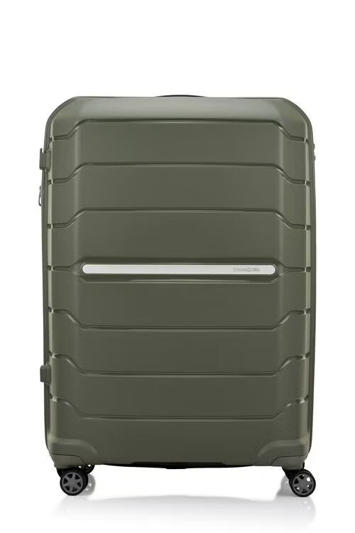 Samsonite - Oc2lite 81cm Large 4 Wheel Hard Suitcase - Olive Green