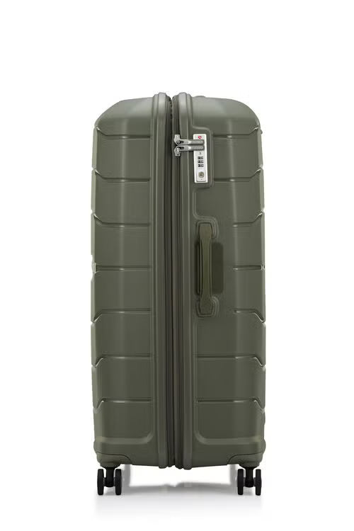 Samsonite - Oc2lite 81cm Large 4 Wheel Hard Suitcase - Olive Green