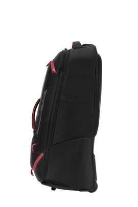 High Sierra - Composite V4 84cm Large RFID Wheeled Duffle With Backpack Straps - Black/Red - 0