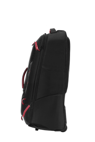 High Sierra - Composite V4 84cm Large RFID Wheeled Duffle With Backpack Straps - Black/Red - 0