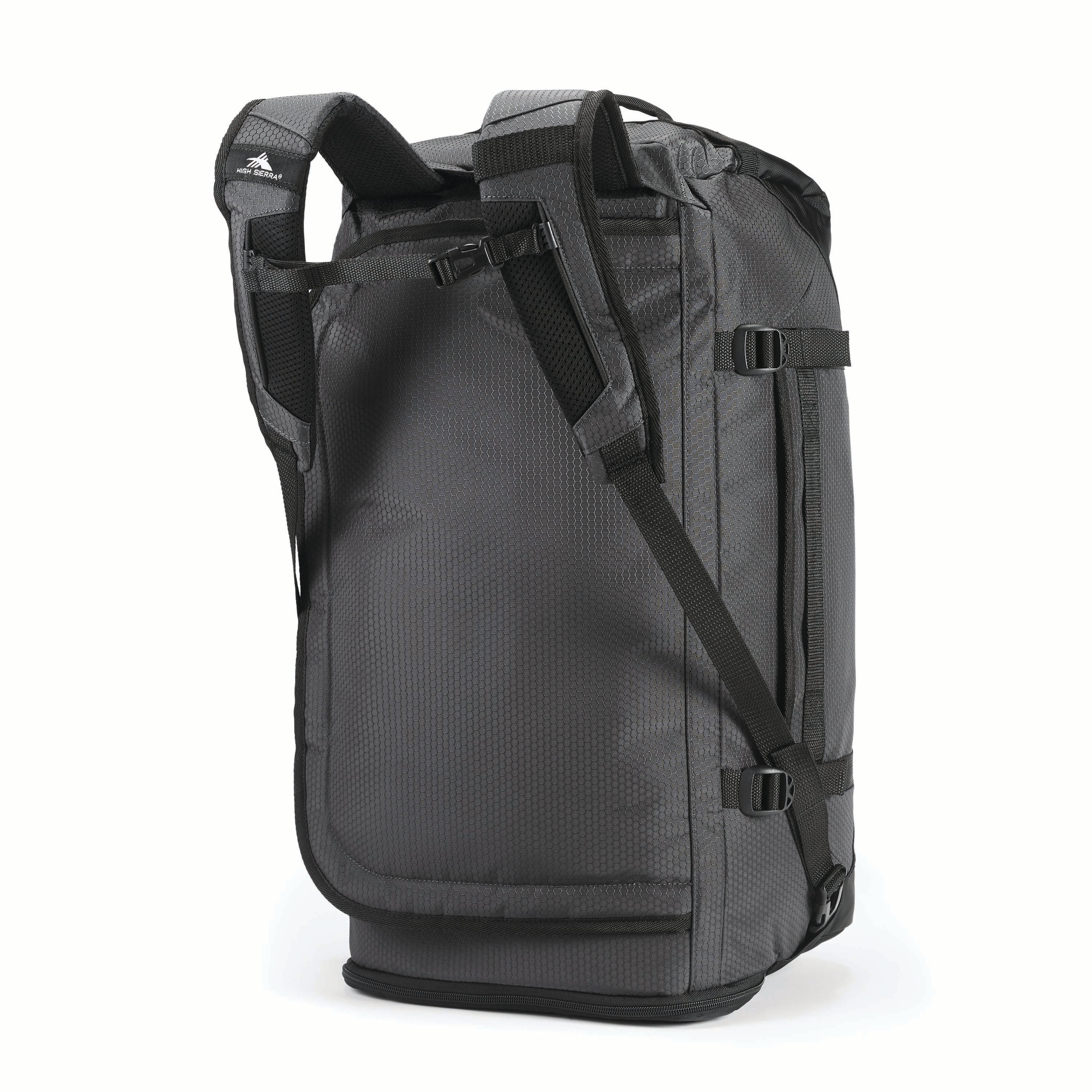 High Sierra - Convertable Backpack-Duffle - Mercury-Black-5