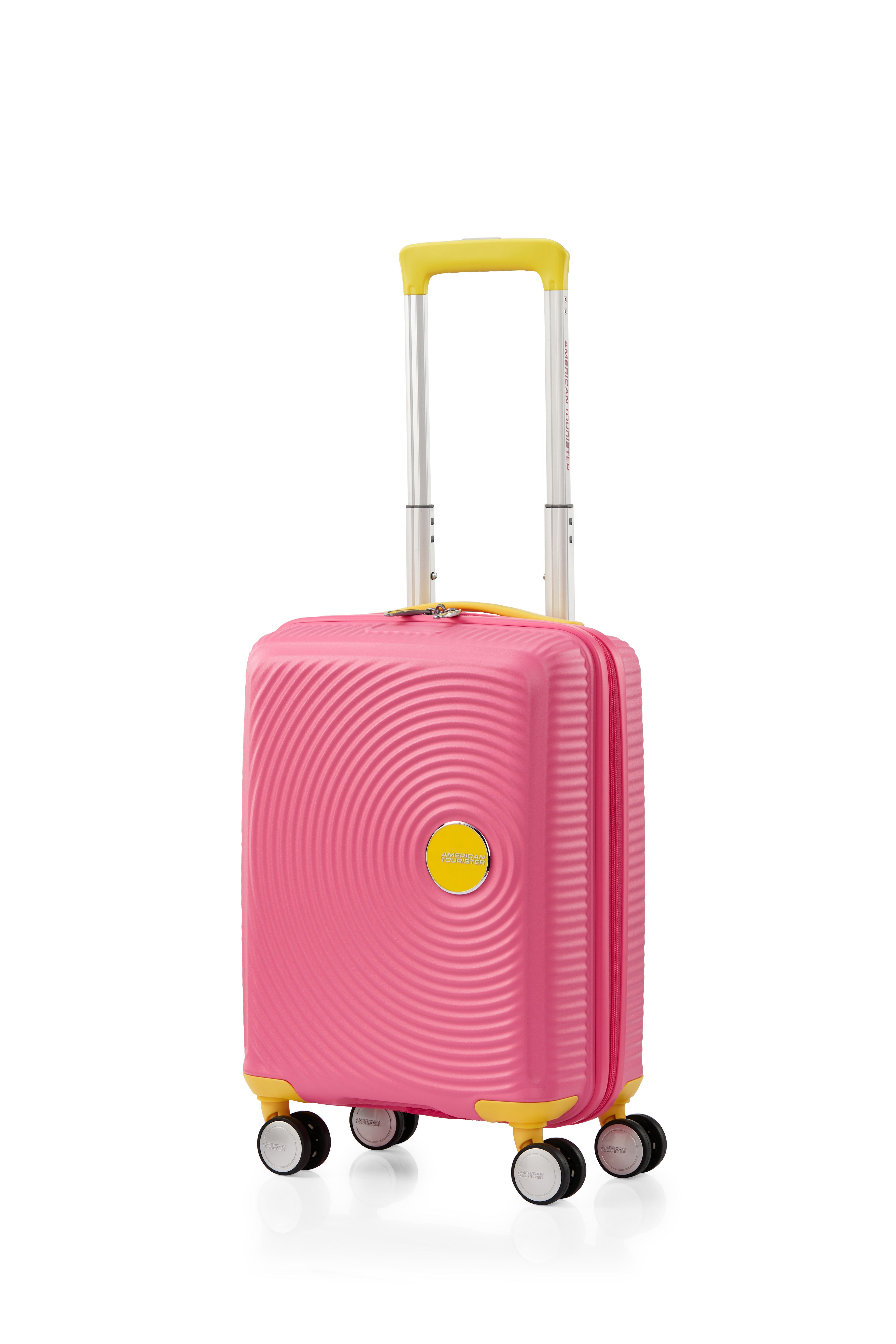 American Tourister - Little Curio 47cm Spinner - Pink/Yellow