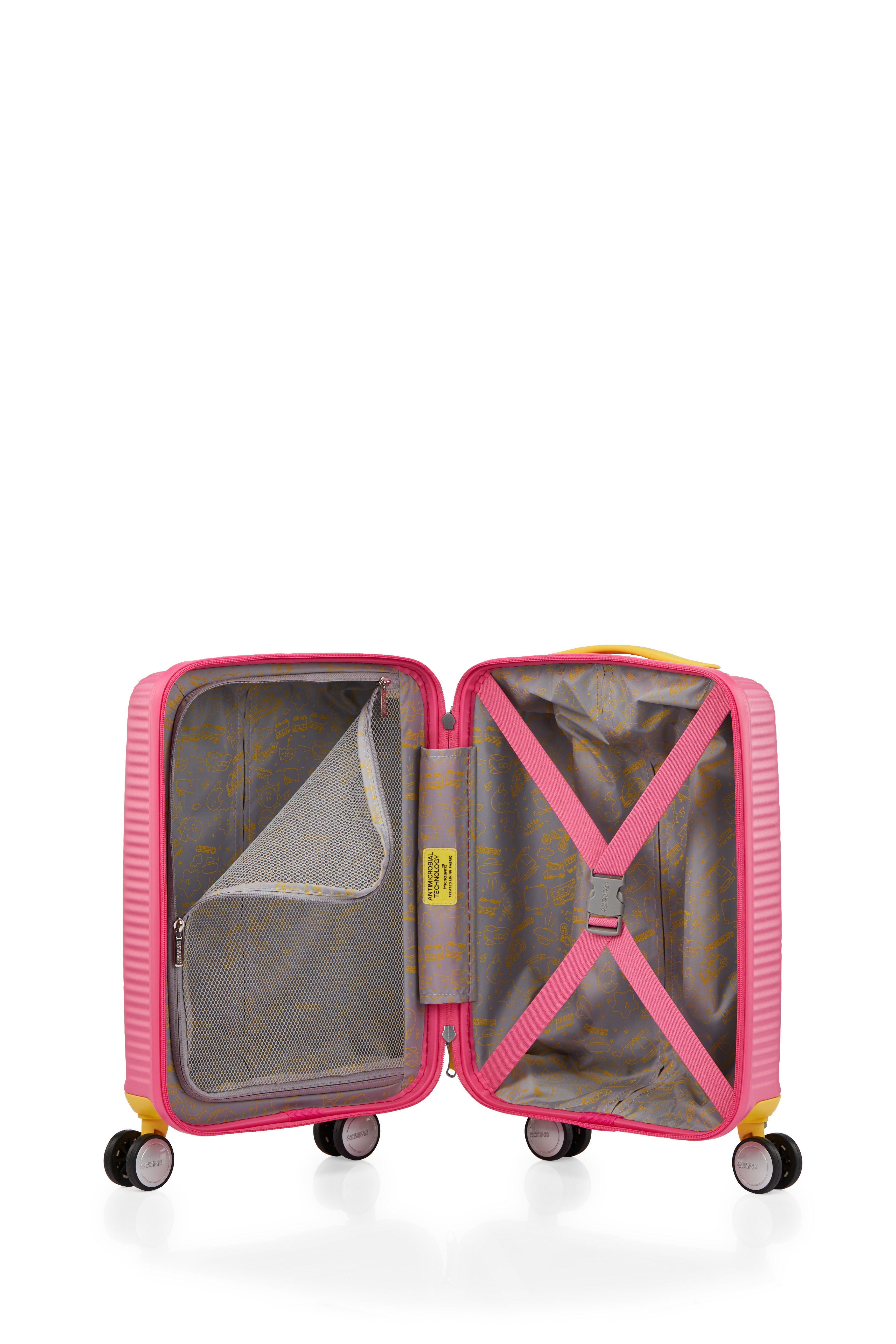 American Tourister - Little Curio 47cm Spinner - Pink/Yellow