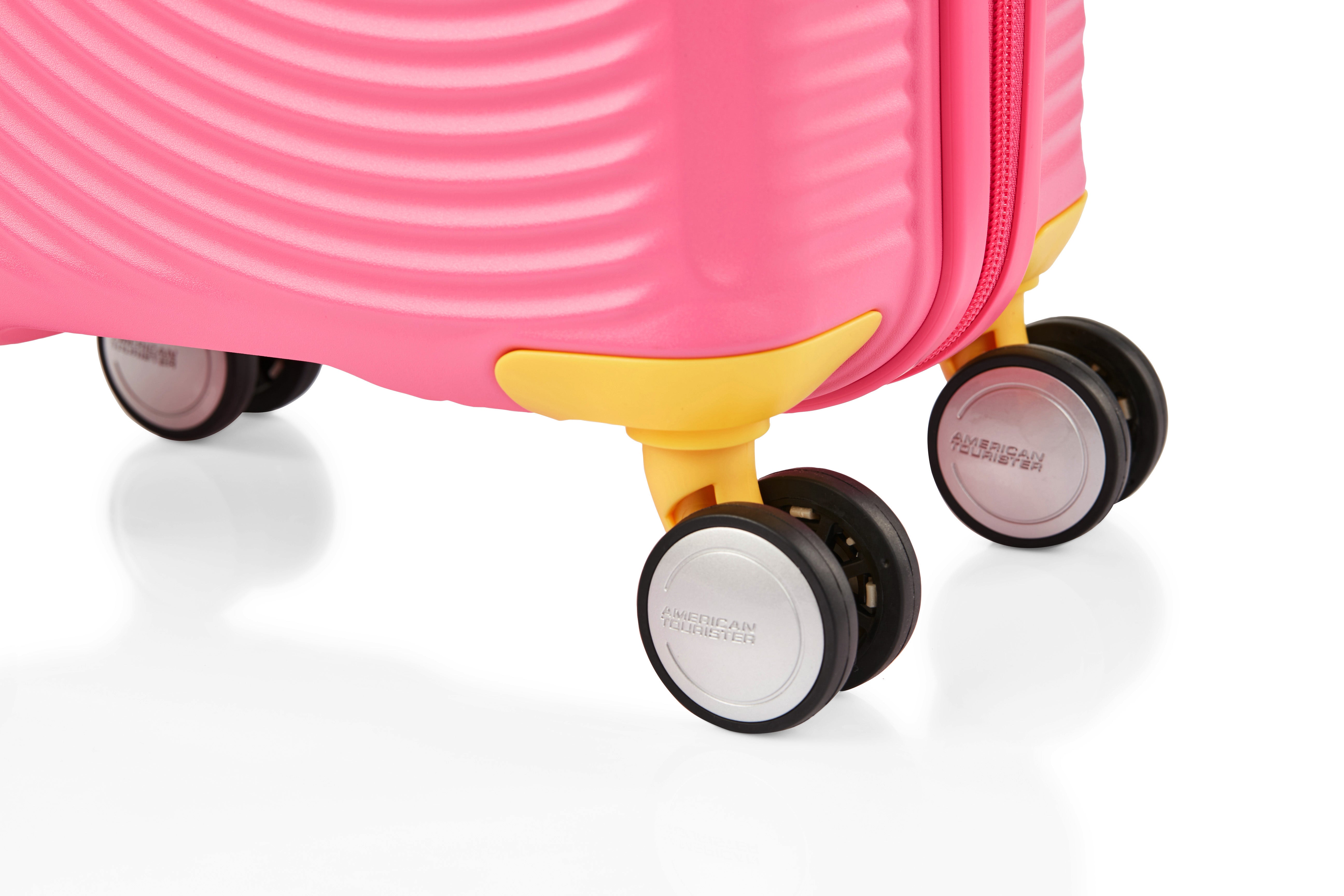 American Tourister - Little Curio 47cm Spinner - Pink/Yellow