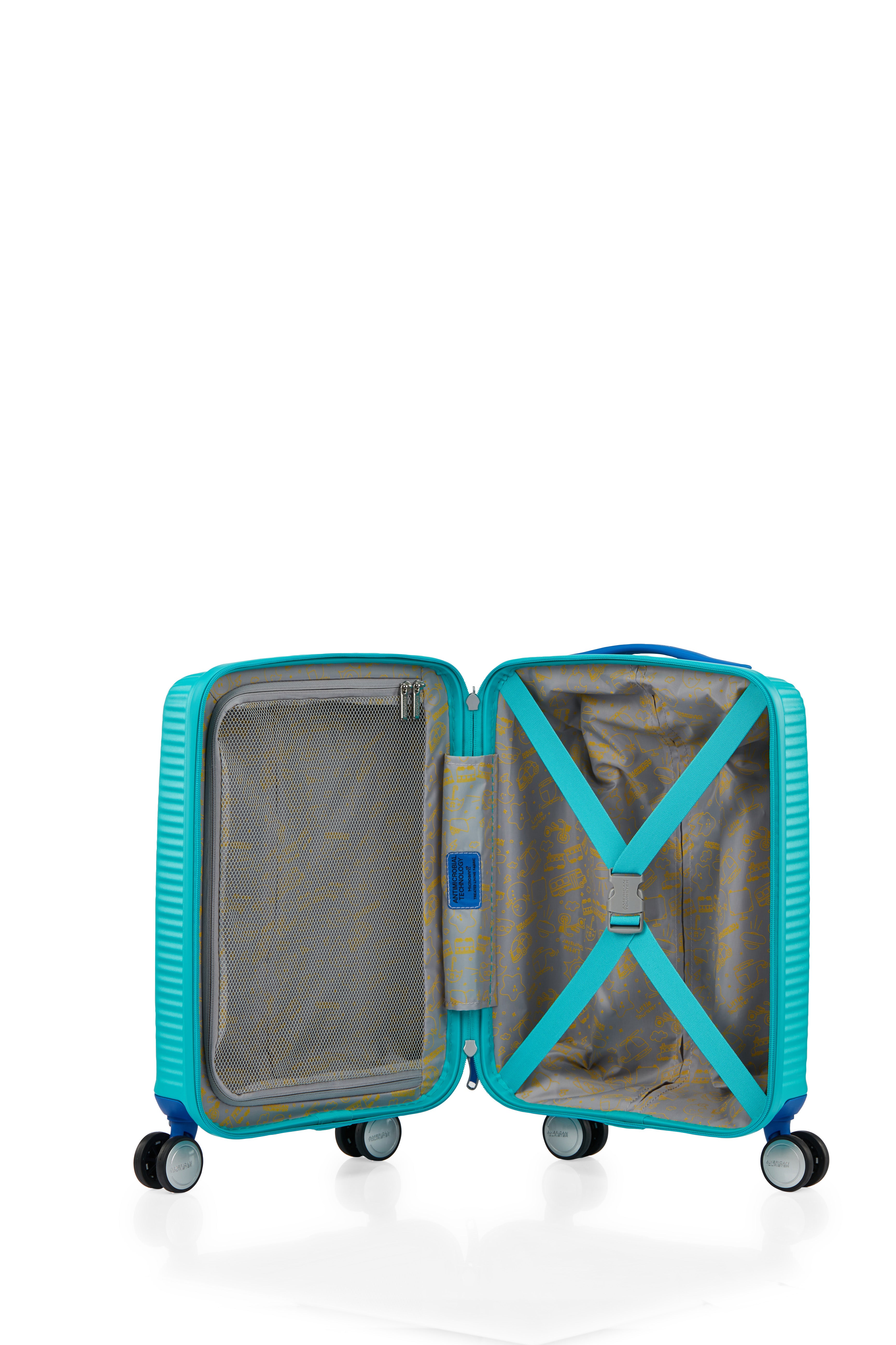 American Tourister - Little Curio 47cm Spinner - Teal/Blue-6