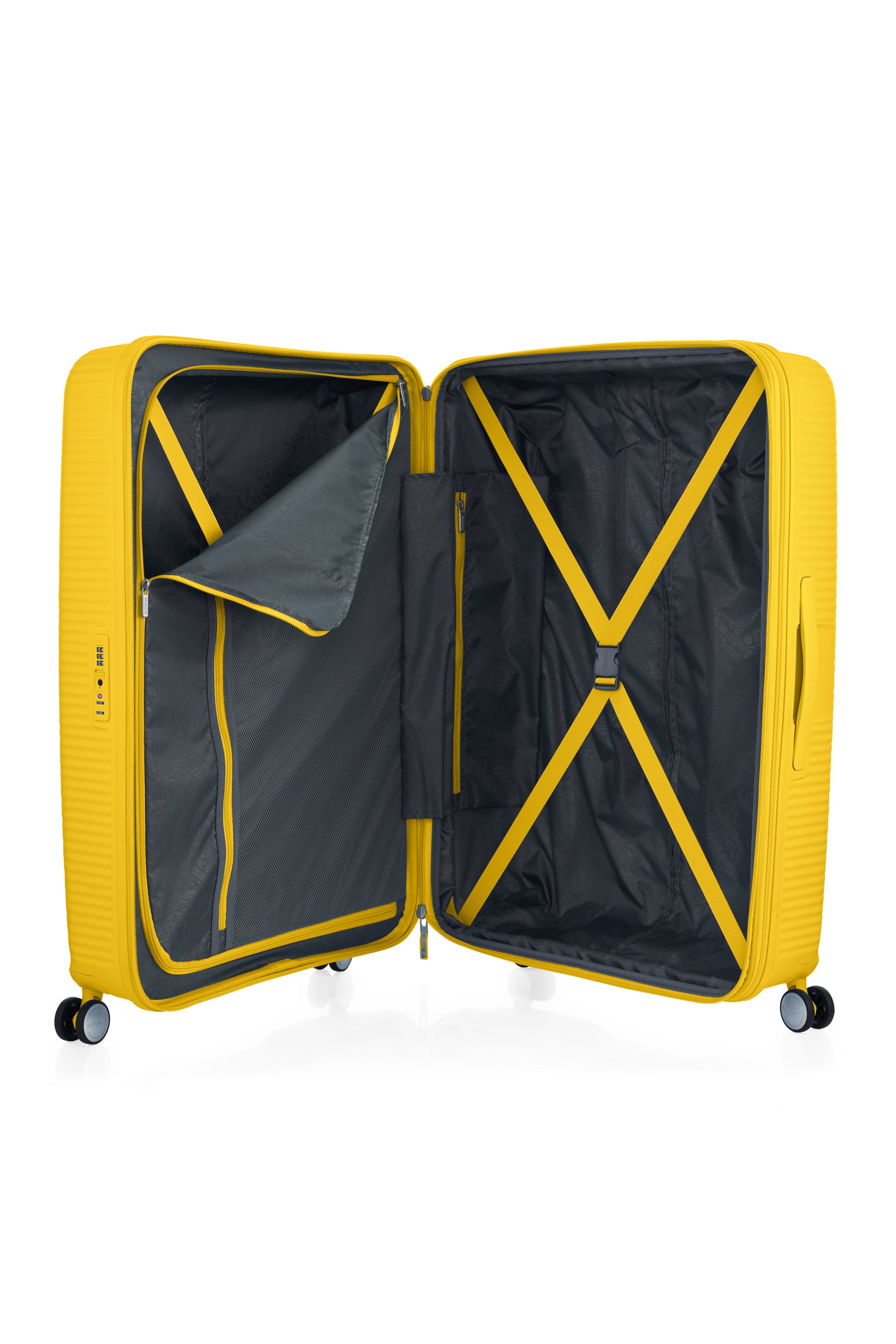 American Tourister - Curio 2.0 80cm Large Suitcase - Golden Yellow-10