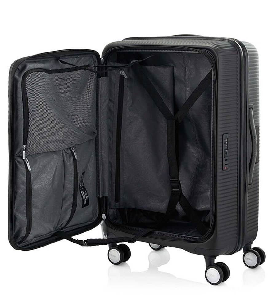 American Tourister 68cm Curio Book Opening Black – Bags To Go