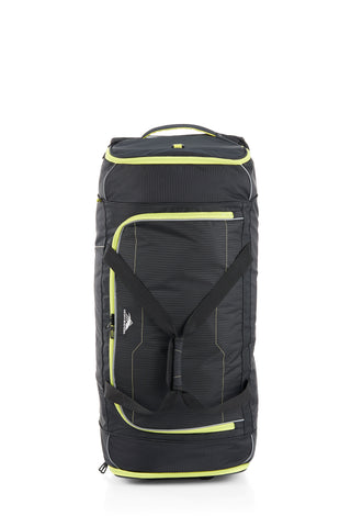 High Sierra - 91cm Ultimate access 3.0 wheeled duffle - Black-Lime