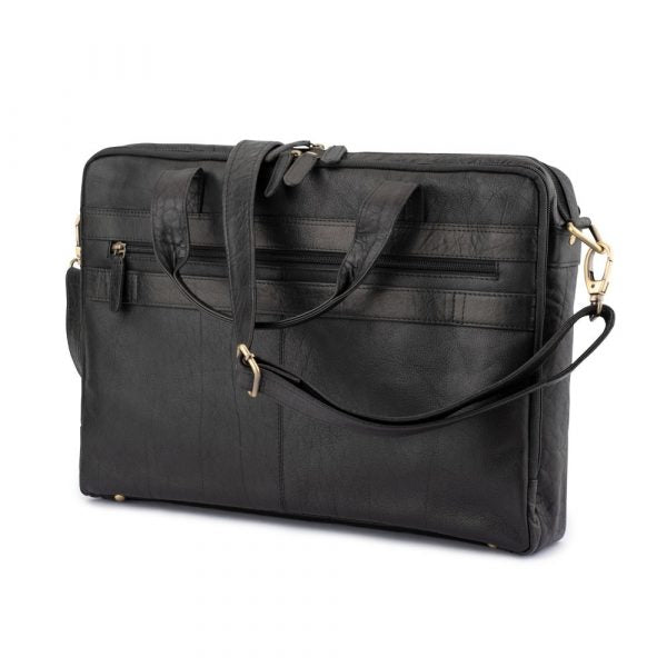 Franco Bonini - 15-0024 Leather busine bag 2 handle - Black - 0
