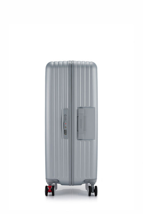 American Tourister - Lockation 75cm Fully Framed Large Suitcasae - Silver