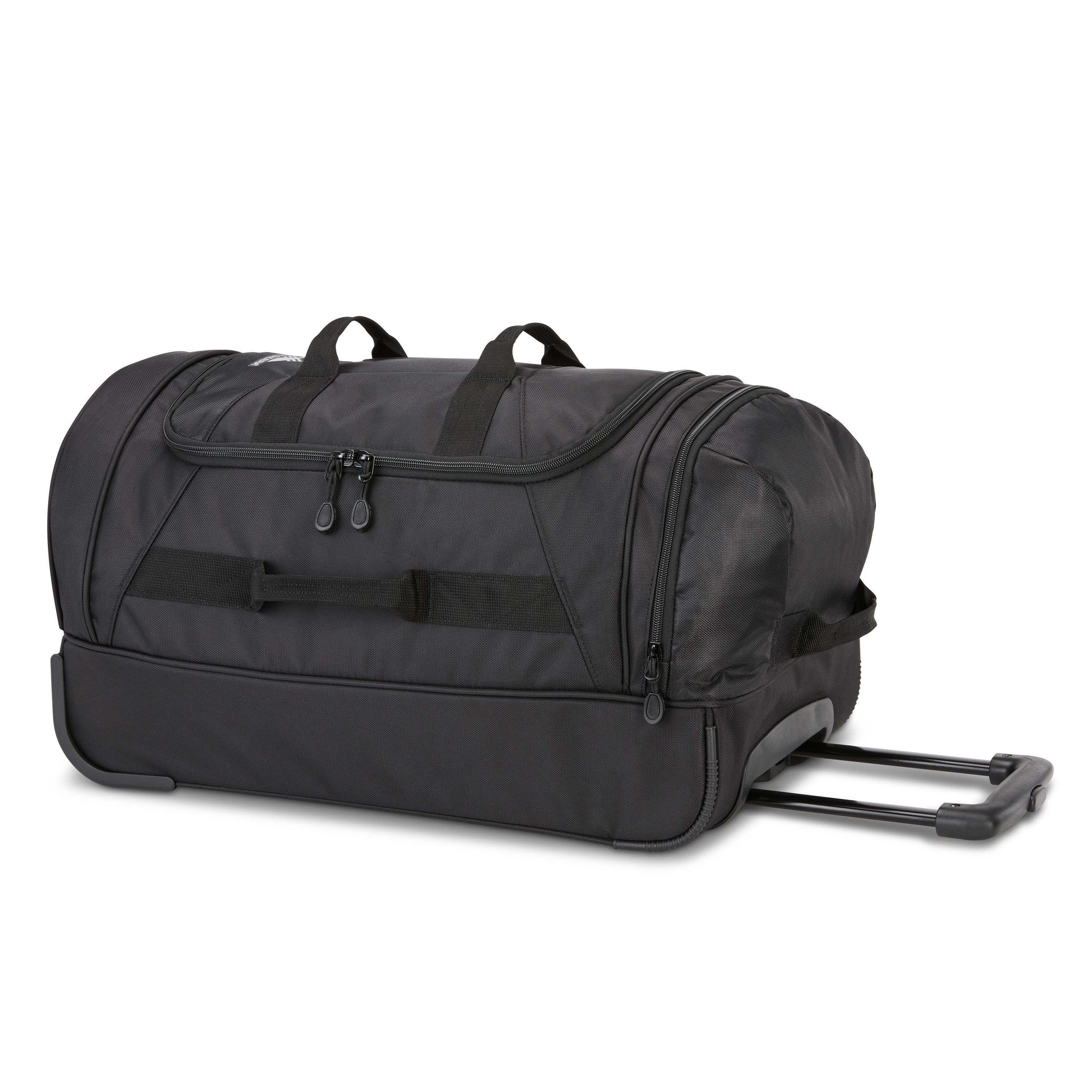 High Sierra - Boxed 55cm 47L Wheeled Duffle - Black