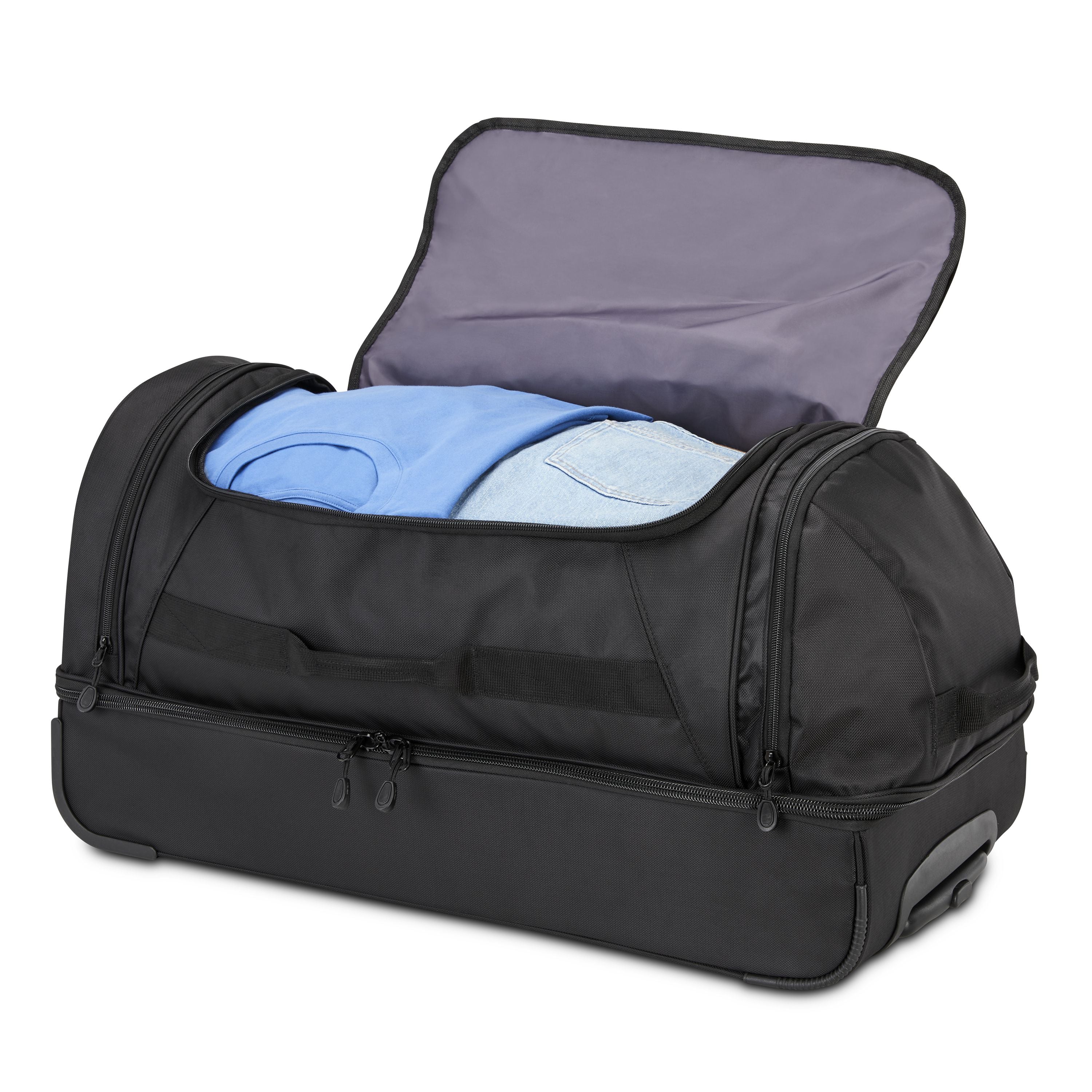 High Sierra - Boxed 71cm 84L Wheeled Duffle - Black