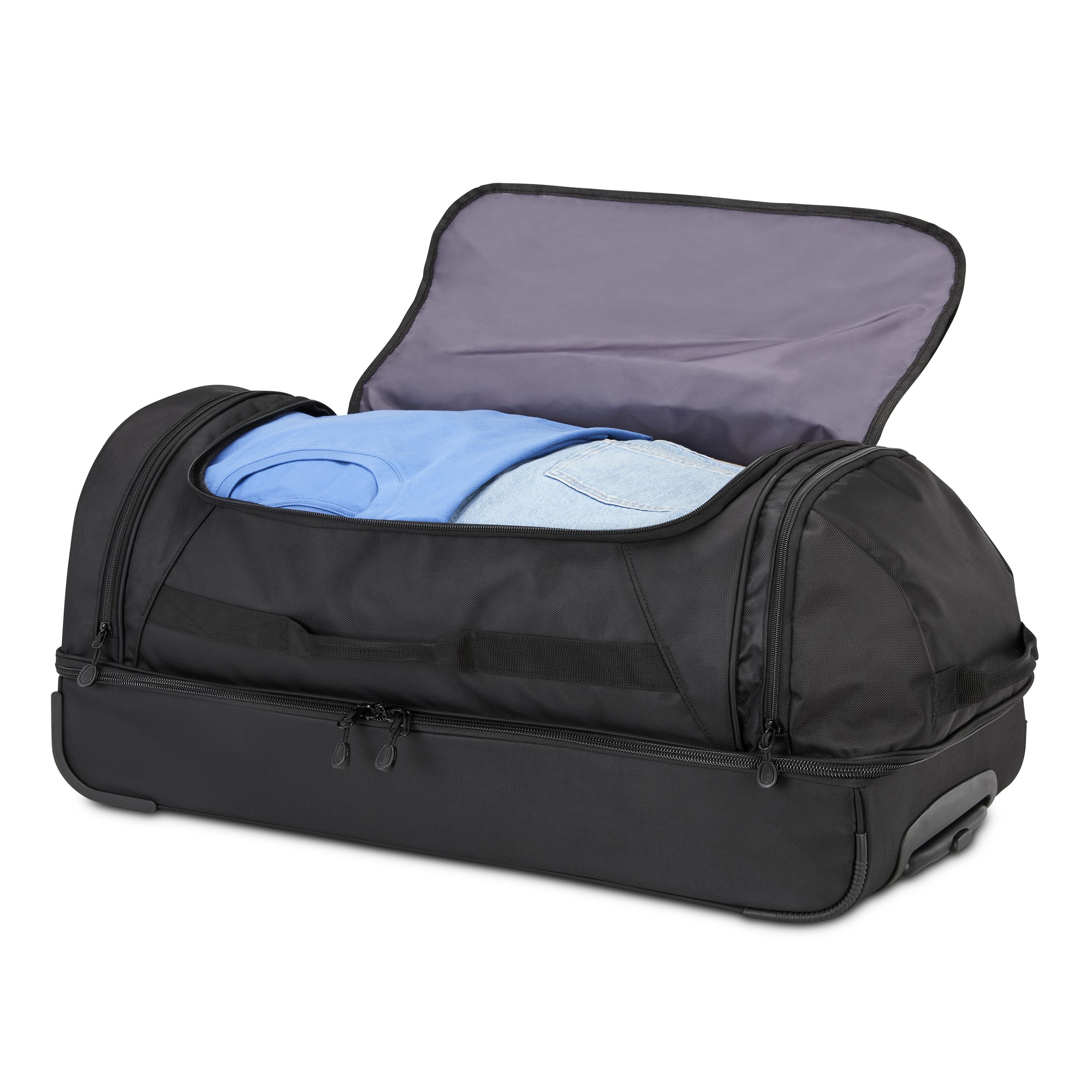 High Sierra - Boxed 81cm 106L Wheeled Duffle - Black