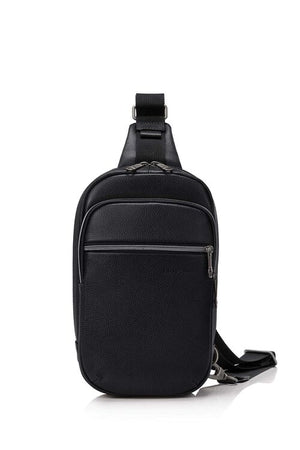 Samsonite - Classic Leather Sling Bag - Black