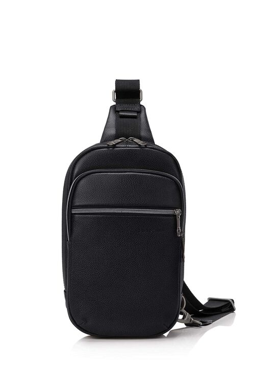Samsonite - Classic leather Sling Bag - Black