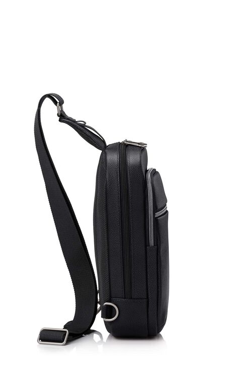 Samsonite - Classic leather Sling Bag - Black