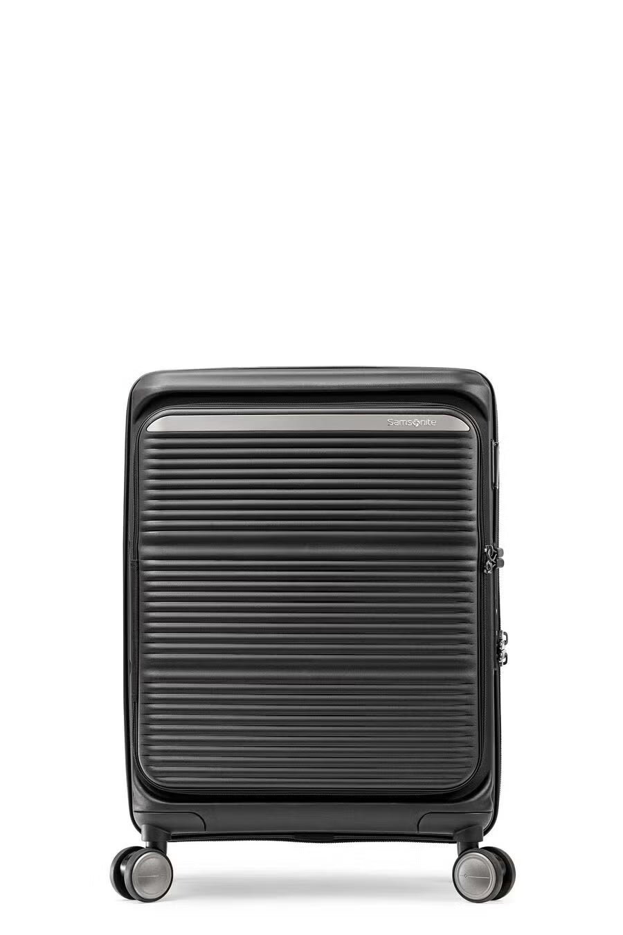 Samsonite - PARALUX 55cm expandable carry on suitcase - Black