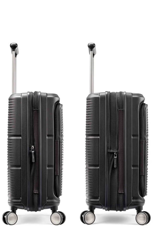 Samsonite - PARALUX 55cm expandable carry on suitcase - Black